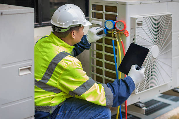 Professional Ductwork Repair technician working in Bunnlevel, NC
